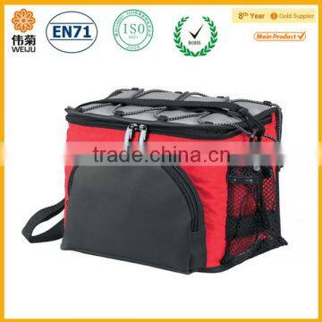 Eco-friendly customized heavy-duty black pvc lunch handing cooler bags