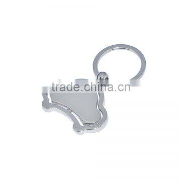 House Shape and Car Shape Rotating Metal Keychain for Sales photo-2