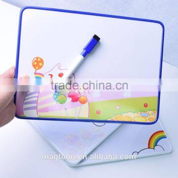 good looking kids erasable magnetic plastic writing board for promotional gift