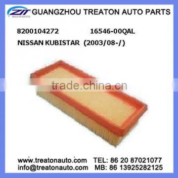 AIR FILTER 8200104272 16546-00QAL FOR NISSAN KUBISTAR 03-