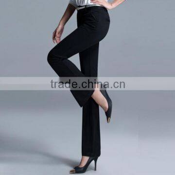 Custom Made OL New Fashion Bellbottoms Dress Pant With High Quality for Lady photo-4