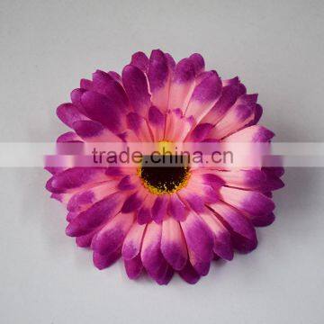 artificial gerbera flower heads for dress or hair band accessories