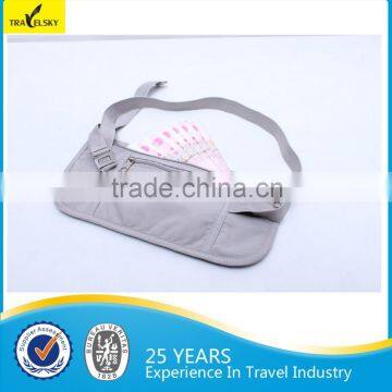 1351724W high quality travel security waist money belt