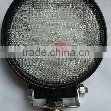 Round flood beam led worklamp/ LED Work Light 18W 9-33V for forklift/ truck/fire engine/ambulance