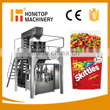 Certified full automatic candies bag packing machine