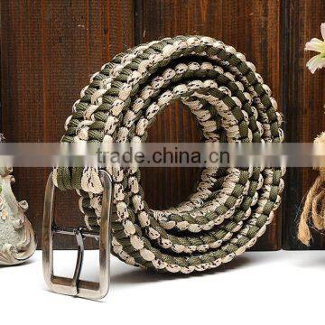 Colorful High Quality Military Hunting Equipment Elastic Survival Military Safety Belt