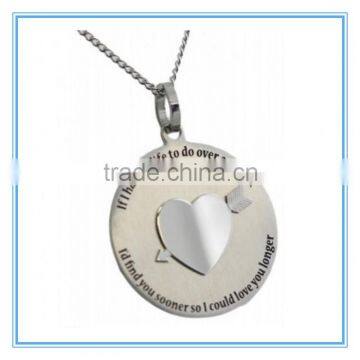 Special design Love You Longer Pendant