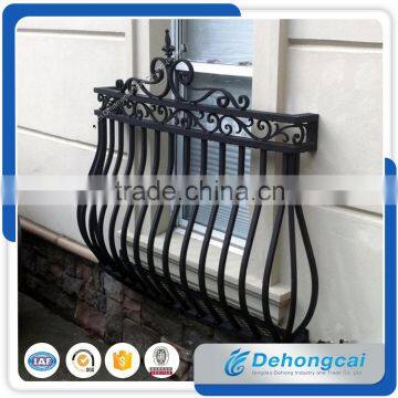 Customized Modern Style Wrought Iron Security Balcony Railing/Steel railing