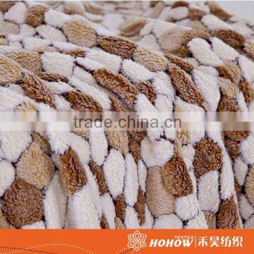 Fleece 3d flower bedspread factory in China