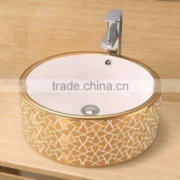 Ceramic Fancy Panited Hand Wash Basin photo-2