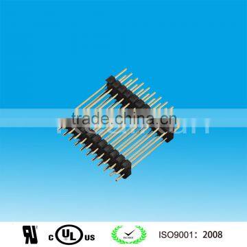 Made in China 2.0mm pitch Double Layer DIP Round Pin Header