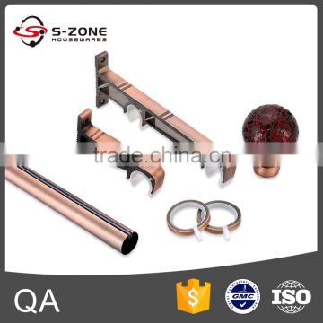 factory price stainless steel curtain rod and steel curtain rods