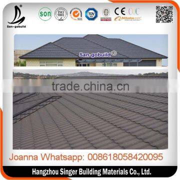 Galvanized Factory Direct Sell colorful prefabricated house steel Material and Stone coated steel roof tile in Zhejiang                        
                                                                                Supplier's Choice