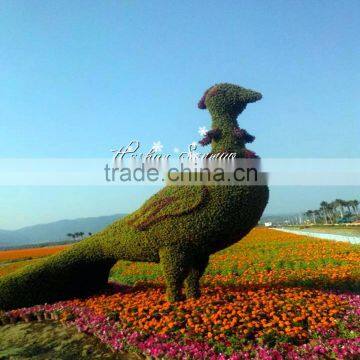 high quality cheap price artificial green sculptures animal statues