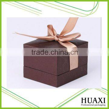 2016 Custom Logo Cheap Printed Small Paper Cardboard Jewelry Boxes/Ring Boxes