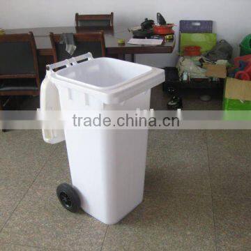 120ltr outdoor standing plastic garbage bin with lids