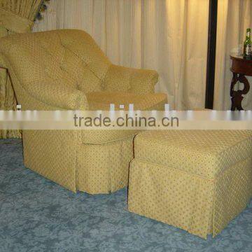 Single chair with ottoman/single sofa with stool