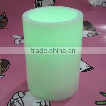 Hot sale cheap plastic flameless color changing flicker led candles with timer and remote control for home decoration