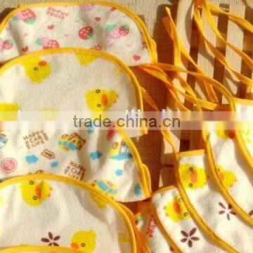 Baby Bib Cotton Terry With TPU Coating Back Soft Bib Made in China Cotton Toddle Scarf Baby Jersey Adjustable Bib photo-2