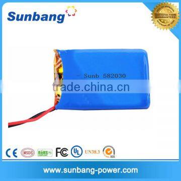 3.7 v lithium polymer battery 290mah max life batteries