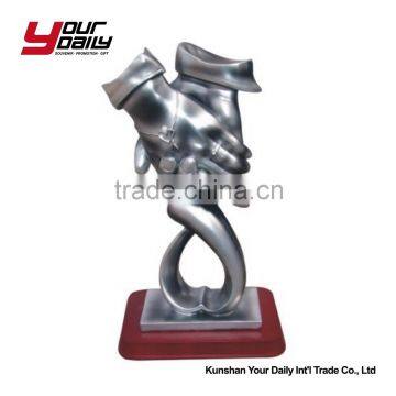 Lady Clock Craft Polyresin Figurine for Gifts