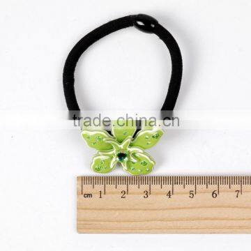 Wholesale Girls Elastic Hair Band Hair Ornament accessories flower resin bow hair rubber band