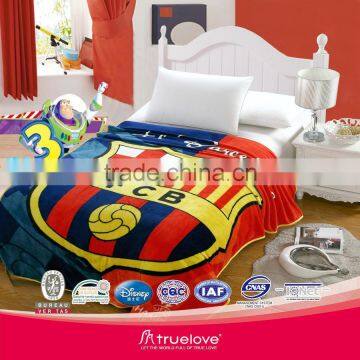 Hot Sell Home soft colorful printed cotton boy bahy blanket