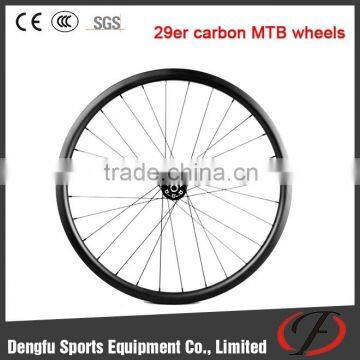 Dengfu carbon composite bike wheels disc hub wheelset for 29er mountain bike