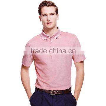 pink blank button dry fit polo shirt