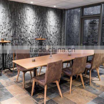 popular Chinese black slate wall decorative culture stone