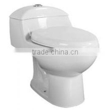 GC-8001 Made in China One Piece Toilet Ceramic Bathroom Wall Mounted Toilet
