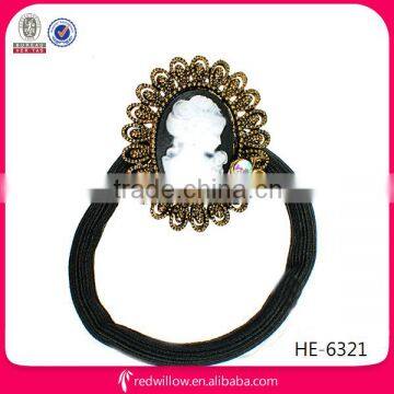 Low MOQ Jewelry goody vintage hair tie ornaments