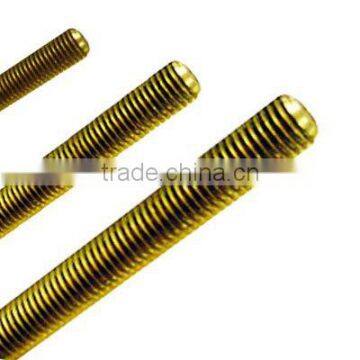 brass round bar full thread