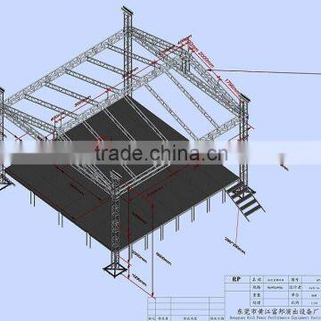 RP aluminum portable stage,aluminum stage platform,aluminum stage truss