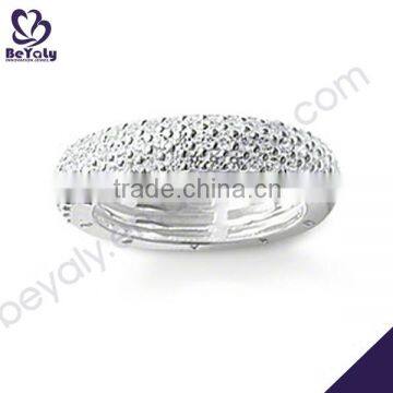 China hot sale custome woman jewelry 925 sterling silver cz ring