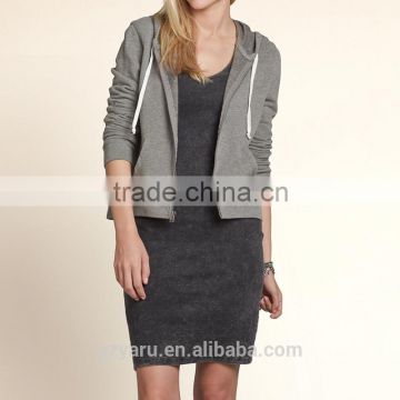 Lady Brand New Design Fashion Casual blouse and tops Woman Plus Size xxxl Hoodies with zipper