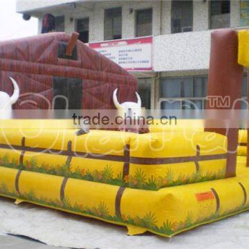 Exciting Inflatable Bull Riding Machine for Sale, Mechanical Rodeo Bull With Inflatable Mattress Quality Choice