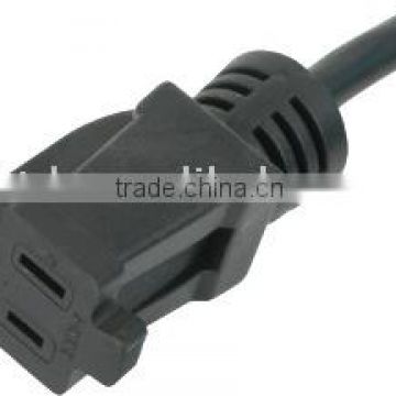 UL US 125V 5-15R outlet Socket Power cord