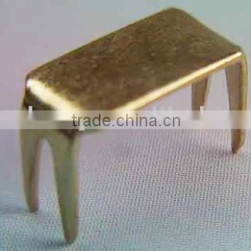 Brass Four-jaw Bottom Stopper for Zipper garment accessories