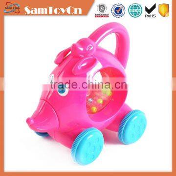 3 color rhinos cute hand bell for baby