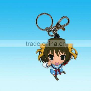 3d soft pvc keychain,custom rubber pvc keychain