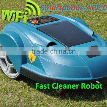 2016 Newest Robot Grass Trimmer With WIFI Smartphone APP Control Directly and Water-Proofed Charger