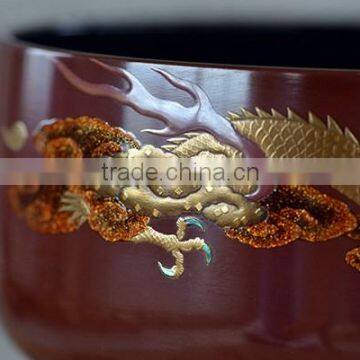 Luxury and High Quality Japanese Temple Bell Dragon Makie Lacquer Orin Pure Gold at Cost-effective , Small Lot Order Available photo-2