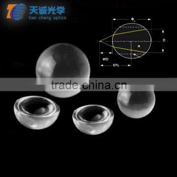 Factory offer optical glass ball lens,half ball lens