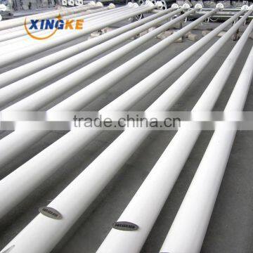 6m Spray Coated Hot Dip Galvanize twisted street lamp Poles