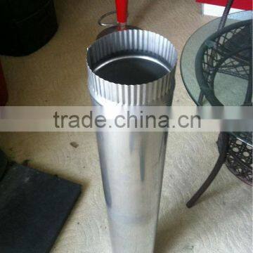 CE and Painting Galvanized Chimney Pipe Single Wall Chimney Pipe for Wood Burning Stove photo-6