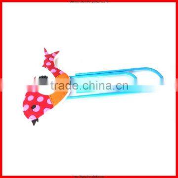 Canton fair bird shape clips for paper,big metal paper cilp