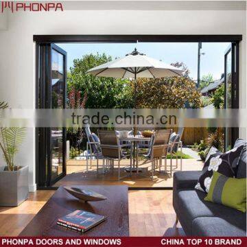 Foshan PHONPA factory outdoor folding door aluminum door for sale