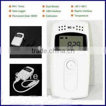 Wireless temperature humidity data logger/disposable temperature humidity data loggerRC-4HC