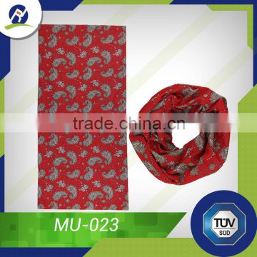 2015 Low cost photo print popular polyester seamless scarf